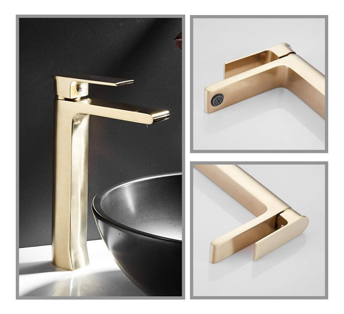 Grifo De Lavabo Del Recipiente De Baño Beelee Con Línea De