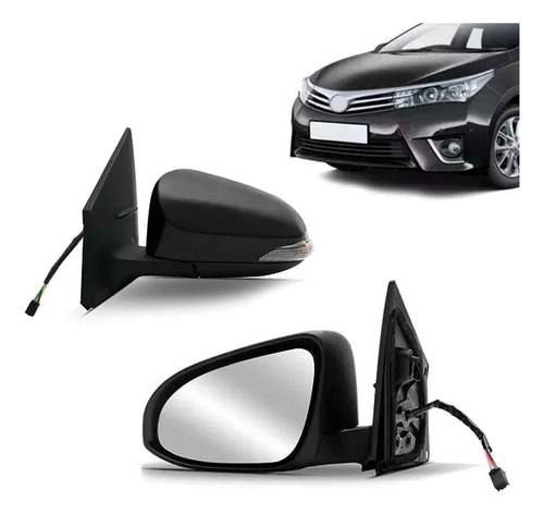 Retrovisor Corolla 2014 15 16 17 18 19 Elétrico Retratil