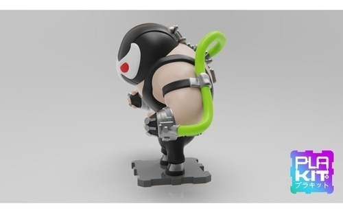Imagen 8 de 9 de Muñeco Bane Figura Para Pintar Plakit Coleccion