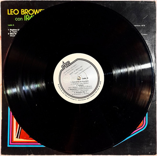 Leo Brower Disco De Vinilo 1981 Con Irakere (Usado)