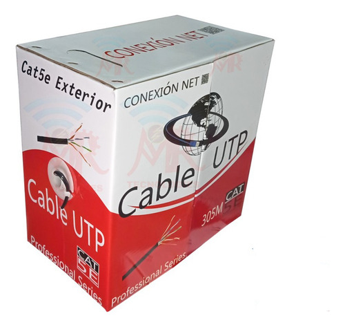 Rollo De Cable Utp Para Exteriores Cat5e Lan Cable 305metros