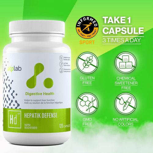 Supplement Atp Lab Hepatik Defense Liver Support 120 Caps