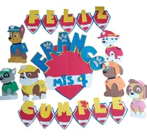 Comprar Escudo Paw Patrol Mas 6 Perritos Aplique Goma Eva Paw Patrol