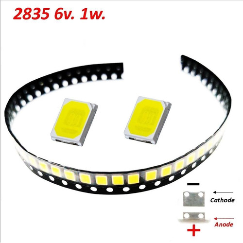 Led Smd 2835 6v. 1w. LG Lcd Blanca Fría - Pack 10 Uds.