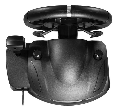 Imagen 3 de 5 de Volante Gamer Warrior Artaxes Con Pedal - Js090