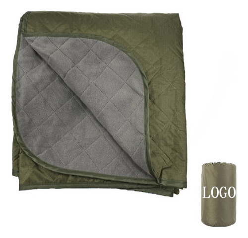 Waterproof And Thickened Shaker Fleece Camping Blanket