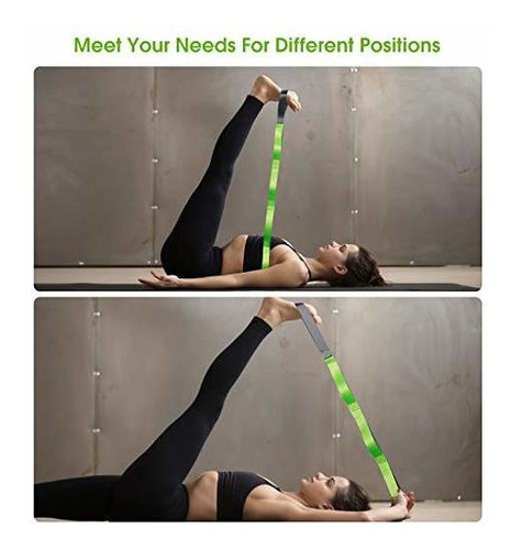 Set De Yoga Syntus 9 En 1, 1 Correa De Yoga Con 12 Bucles, 2
