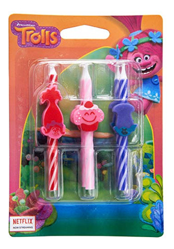 Velas Trolls Para Decorar Fiestas De Cumpleanos