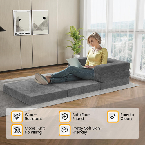 Rengue Silla De Cama Plegable Individual Sofá Convertible 3