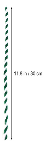 Limpiapipas Plateado Para Árbol De Navidad, 50 Unidades