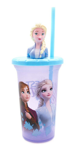 Frozen Elsa Buddy Sip Vaso Pajita 15 Oz