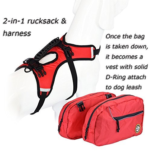 Senderismo Para Perros Mochila Impermeable Hound Saddle B