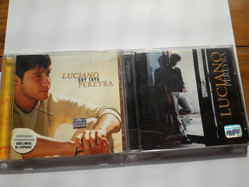 Cd Luciano Pereyra..album Soy Tuyo Y Recordandome 