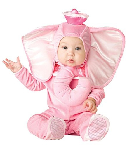 Incharacter Baby Pink Elephant Costume