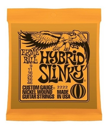 Ernie Ball 2222 Cuerdas Guitarra Electrica 9-46 Envío 10x$0