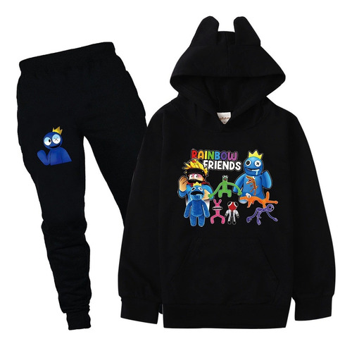 Roblox Rainbow Friends Chándal Conjunto Capucha Y Pantalón