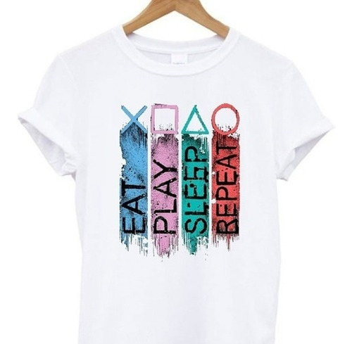 Remera Eat / Play /sleep / Repeat # 5