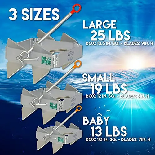 Ancla Original Box Anchor 13 Lbs Galvanizada/para Pwc Y Barc