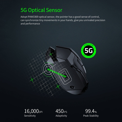 / Mouse De Dispositivo Óptico Duplo Com Gaming Basilisk