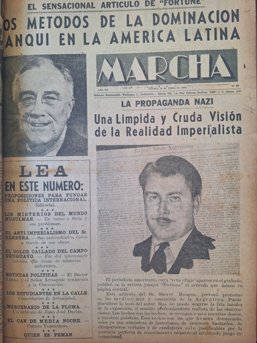 Coleccion Semanario Marcha Epoca Segunda Guerra Mundial 1941