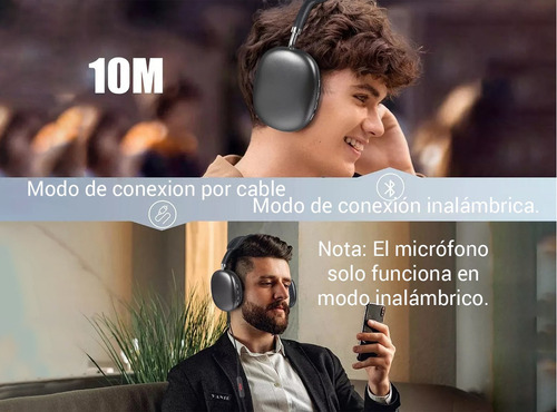 Vanir Audífonos Inalámbricos Diadema Bluetooth Con Cancelación De Ruido Ai, Audifonos Gamer, Con Micrófono, Sonido Hd Y Batería 42h, Compatibles Con iPhone, Android Y Pc, Top 10 Mejores Audífonos