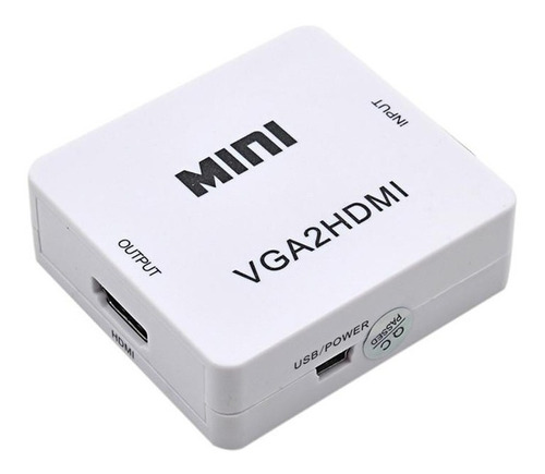 Adaptador Conversor Vga A Hdmi 1080p Full Hd