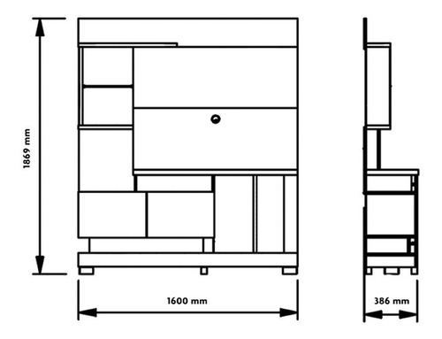 Rack Mesa Tv, Led, Mueble Tur - Outlet - Dormire
