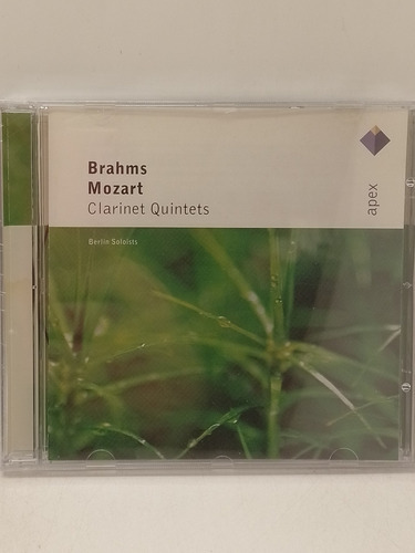 Brahms Mozart Clarinet Quintets Cd Nuevo 