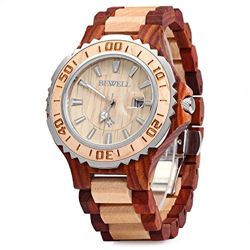 Reloj De Pulsera Bewell 100bg Reloj De Cuarzo Analógico De M