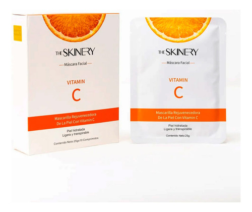 Mascarilla Facial 25gx10 Comprimidos The Skinery