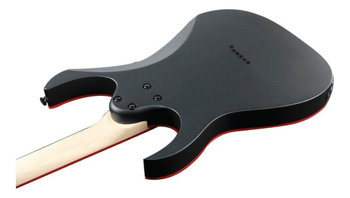 Imagen 2 de 2 de Guitarra eléctrica Ibanez RG GIO GRG131DX de álamo black flat con diapasón de amaranto