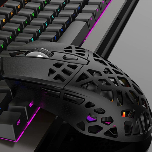 Imagen 6 de 8 de Mouse Gamer Rgb 12.600 Dpi - Ajazz Aj339 Negro