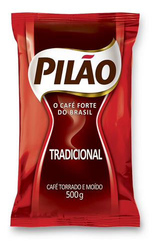 Café Pilão Torrado E Moído Tradicional Almofada 500g