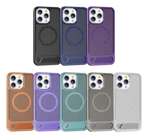 Para Apple 16/15 Honeycomb Heat Dissipation Magnetic Shell