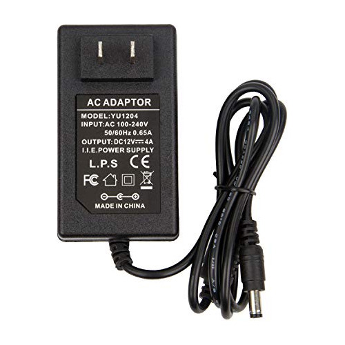 12v 4a Adaptador De Fuente De Alimentación De Corrient...