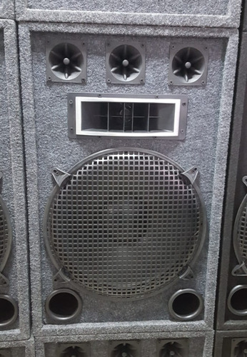 Imagen 6 de 10 de Bafle 15 Profesional 3 Vias 450w Bornera Manija