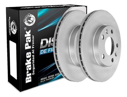 Discos De Freno Marca Brake Pak Para Nissan Micra