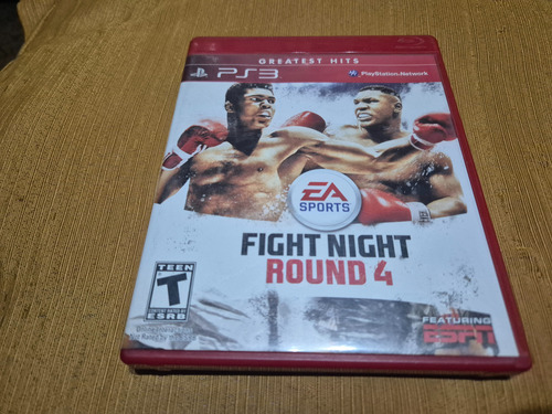 Juego De Ps3 Fight Night Round 4, Físico Y Usado (Usado)
