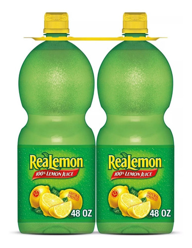 Jugo De Limon Realemon 100% Natural 2 De 1.4 L C/u Importado