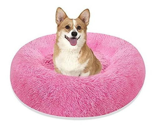 Cama Relajante Para Perros, Cama Para Gatos, Lavable, Redond