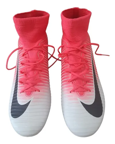 Chuteira Nike Mercurial Victory Rosa Botinha 6 Travas
