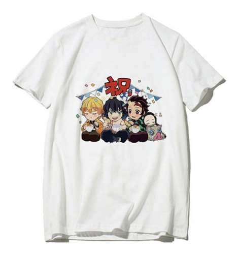 Playera Kimetsu No Yaiba Demon Slayer Tanjiro Inosuke Zenits