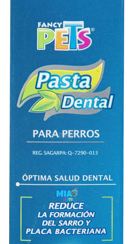 Imagen 3 de 6 de Pasta Dental Para Perros 90g Fancy Pets Mejora Aliento Sarro