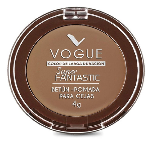 Betún Para Cejas Vogue Super Fantastic Larga Duración color caoba 4G