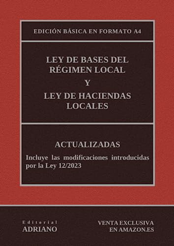 Ley De Bases Del Regimen Local Y Ley De Haciendas Locales: E