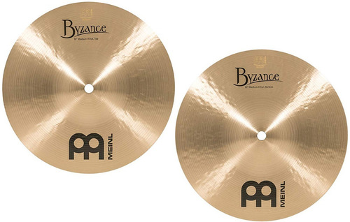 Imagen 3 de 4 de Platillo Meinl Byzance 10 Medium Hihat Mini Hihat B10mh