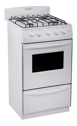 Imagen 4 de 7 de Cocina Gas Licuado Escorial Candor S2 Gl Blanca 4 Hornallas