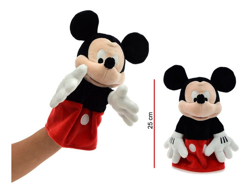 Imagen 2 de 5 de Titeres De Peluche Mickey Y Sus Amigos 25cm. Phi Phi Toys