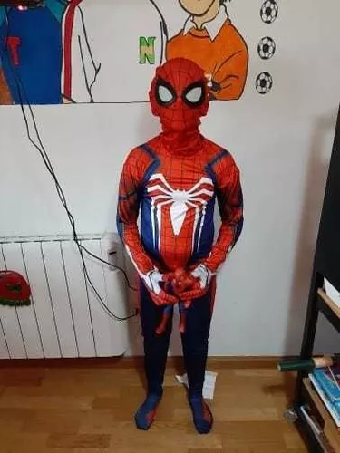 Macacão cosplay infantil homem-aranha Marvel 2018 PS4 jogo fantasia cosplay  - Costumeslive.com