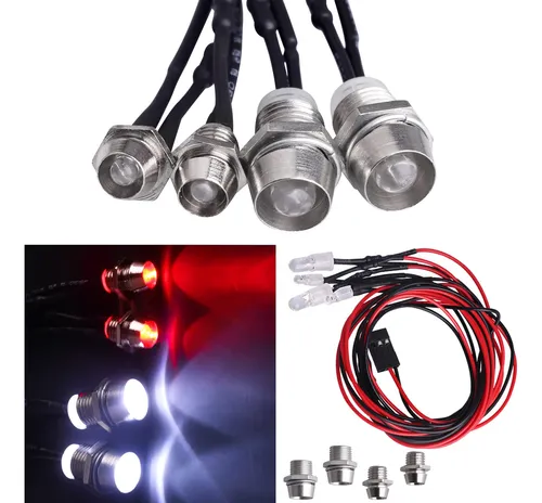 Gohobby Kit De Luces Traseras De Coche A Control Remoto De 4